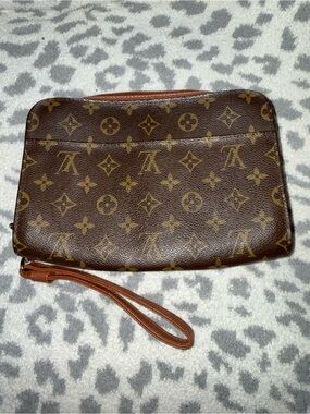Louis Vuitton Brown Orsay 2014 Pochette  Wristlet